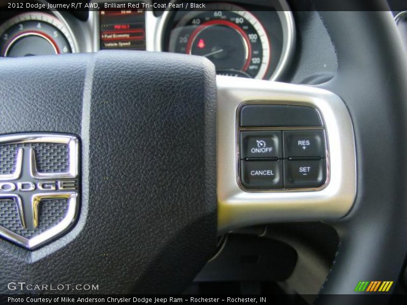 Brilliant Red Tri-Coat Pearl / Black 2012 Dodge Journey R/T AWD