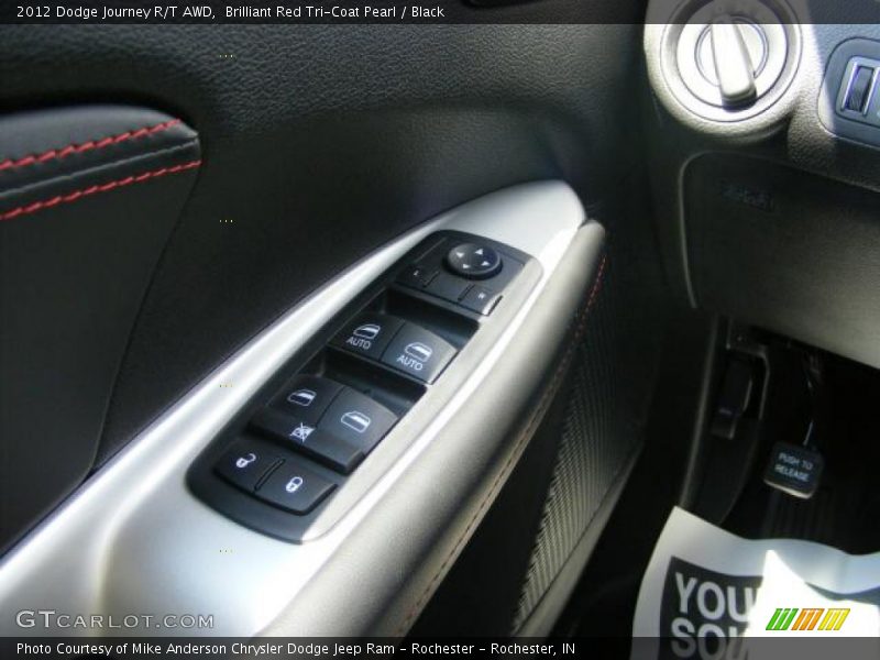 Brilliant Red Tri-Coat Pearl / Black 2012 Dodge Journey R/T AWD