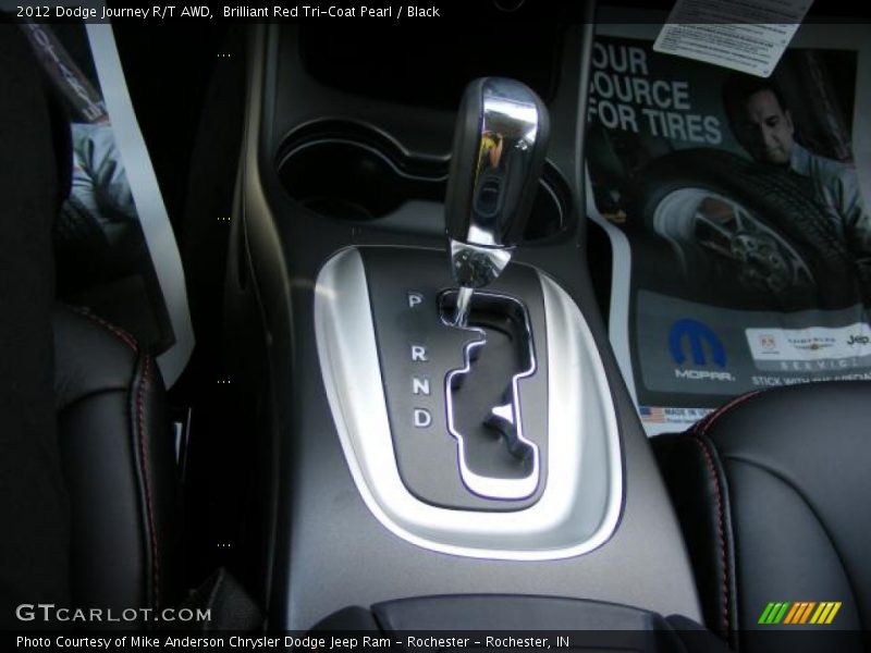Brilliant Red Tri-Coat Pearl / Black 2012 Dodge Journey R/T AWD