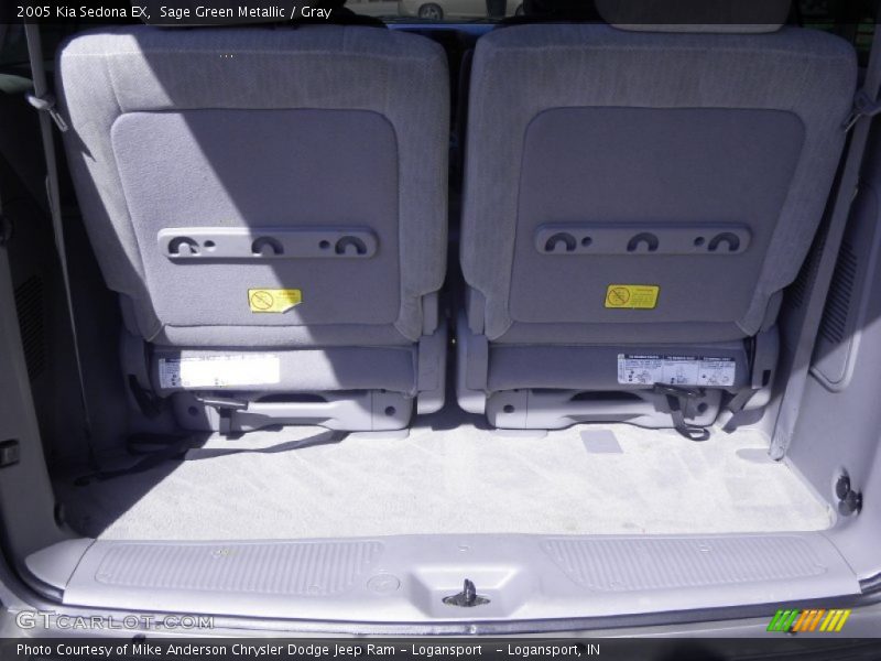 Sage Green Metallic / Gray 2005 Kia Sedona EX