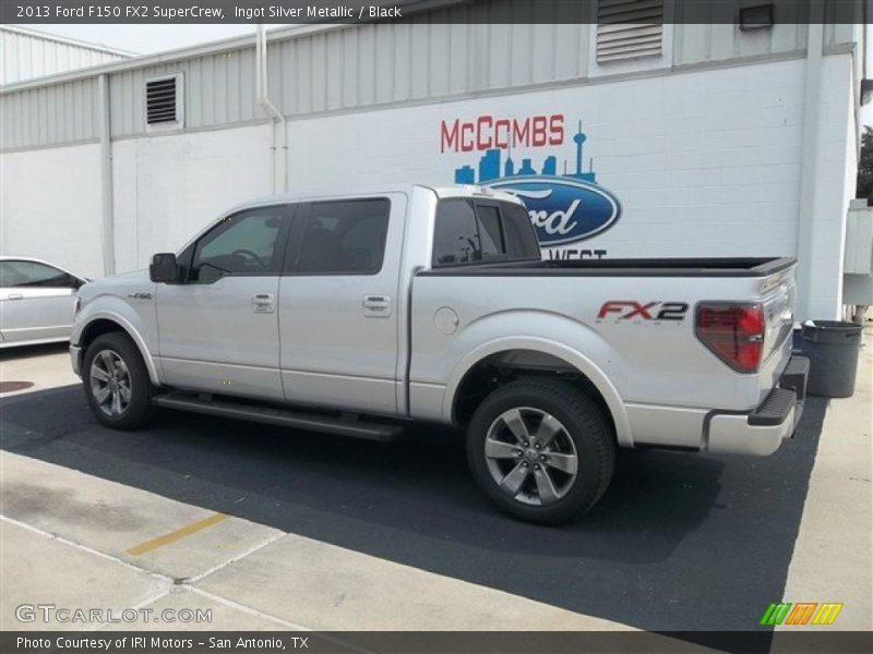 Ingot Silver Metallic / Black 2013 Ford F150 FX2 SuperCrew