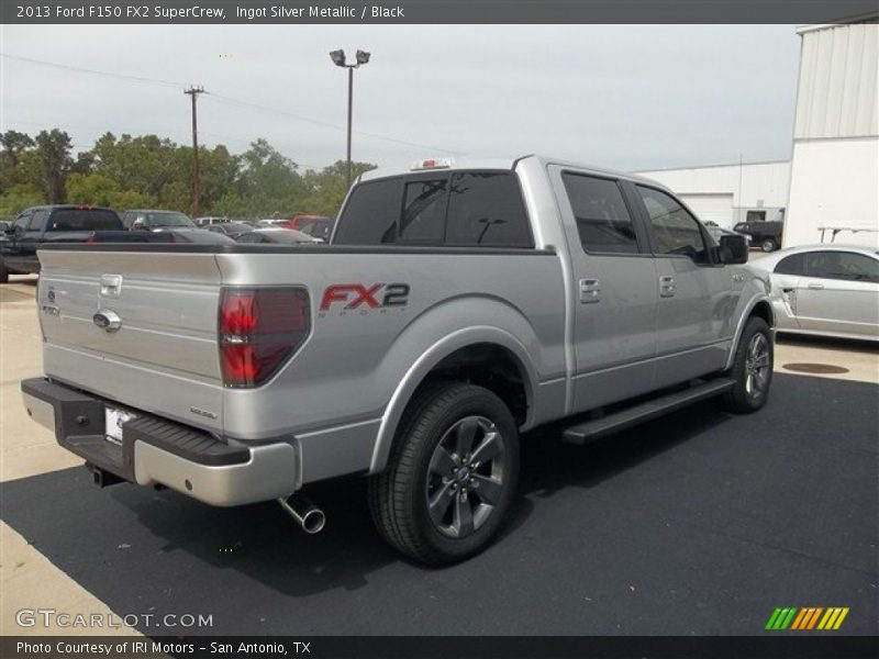 Ingot Silver Metallic / Black 2013 Ford F150 FX2 SuperCrew