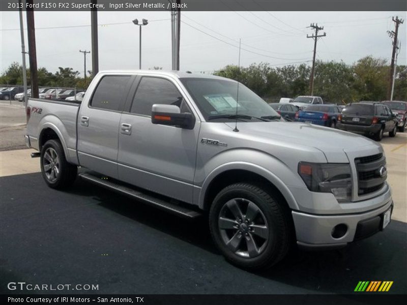 Ingot Silver Metallic / Black 2013 Ford F150 FX2 SuperCrew