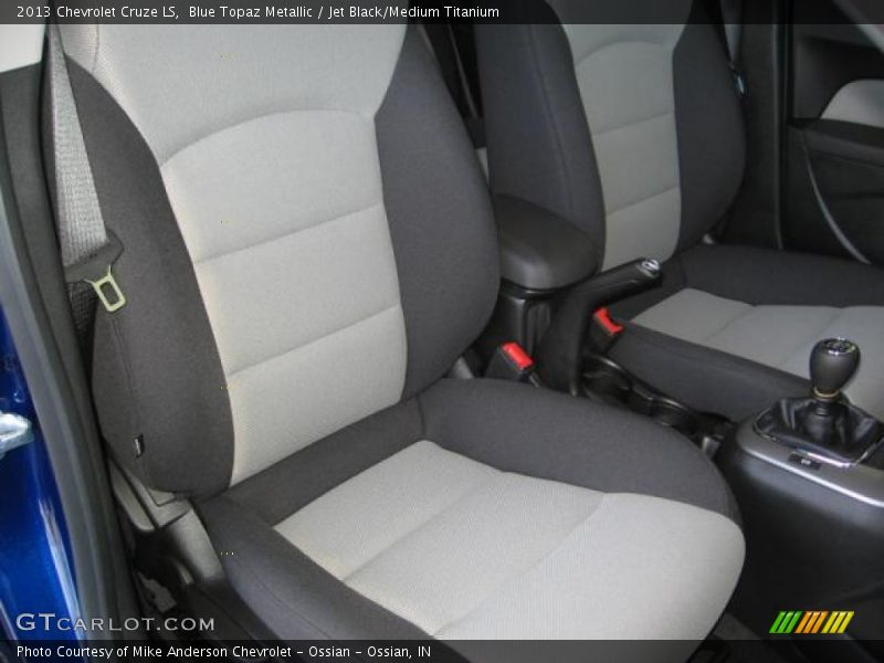 Blue Topaz Metallic / Jet Black/Medium Titanium 2013 Chevrolet Cruze LS