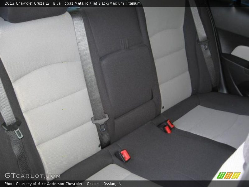 Blue Topaz Metallic / Jet Black/Medium Titanium 2013 Chevrolet Cruze LS
