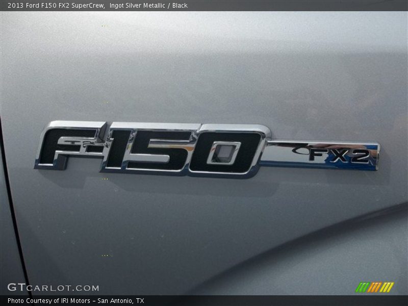 Ingot Silver Metallic / Black 2013 Ford F150 FX2 SuperCrew