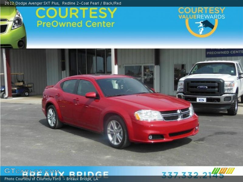 Redline 2-Coat Pearl / Black/Red 2012 Dodge Avenger SXT Plus