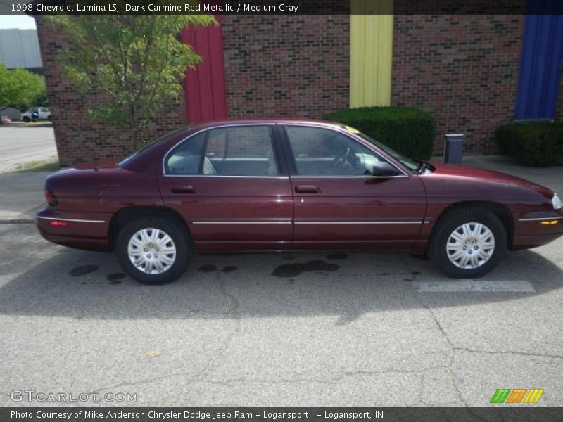 Dark Carmine Red Metallic / Medium Gray 1998 Chevrolet Lumina LS