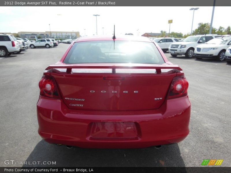Redline 2-Coat Pearl / Black/Red 2012 Dodge Avenger SXT Plus