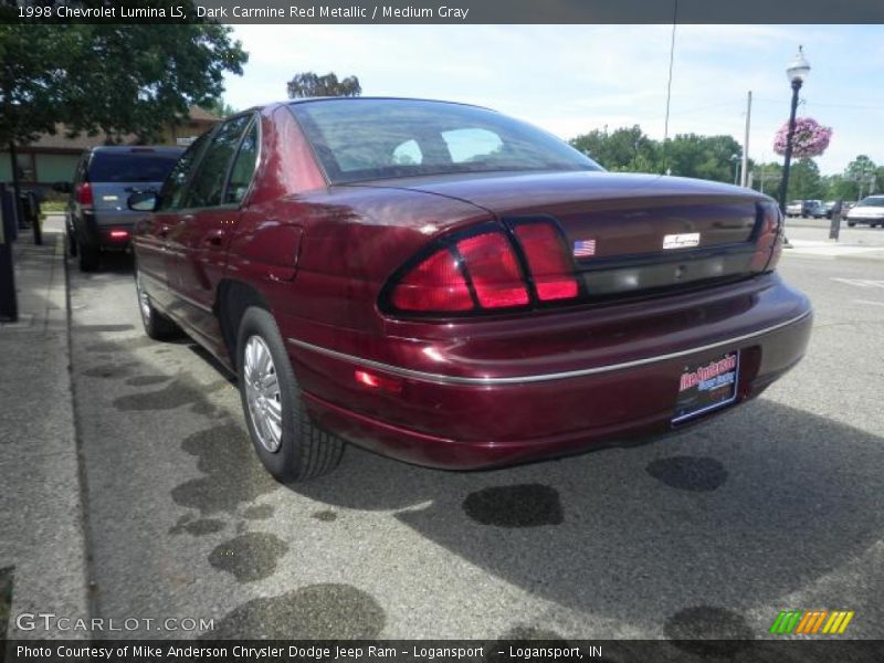 Dark Carmine Red Metallic / Medium Gray 1998 Chevrolet Lumina LS