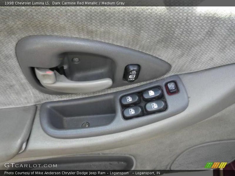 Dark Carmine Red Metallic / Medium Gray 1998 Chevrolet Lumina LS