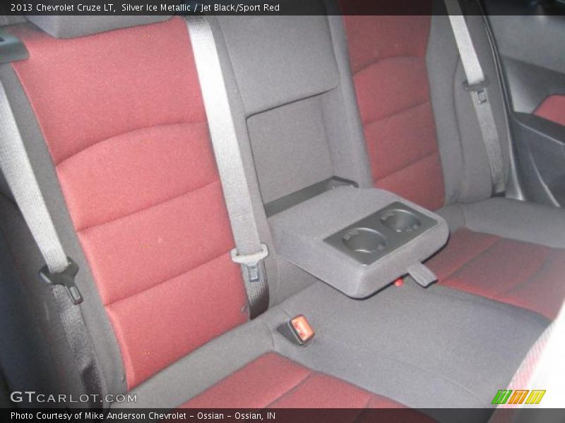 Silver Ice Metallic / Jet Black/Sport Red 2013 Chevrolet Cruze LT