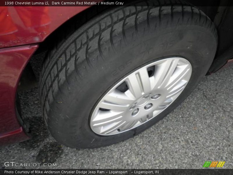 Dark Carmine Red Metallic / Medium Gray 1998 Chevrolet Lumina LS