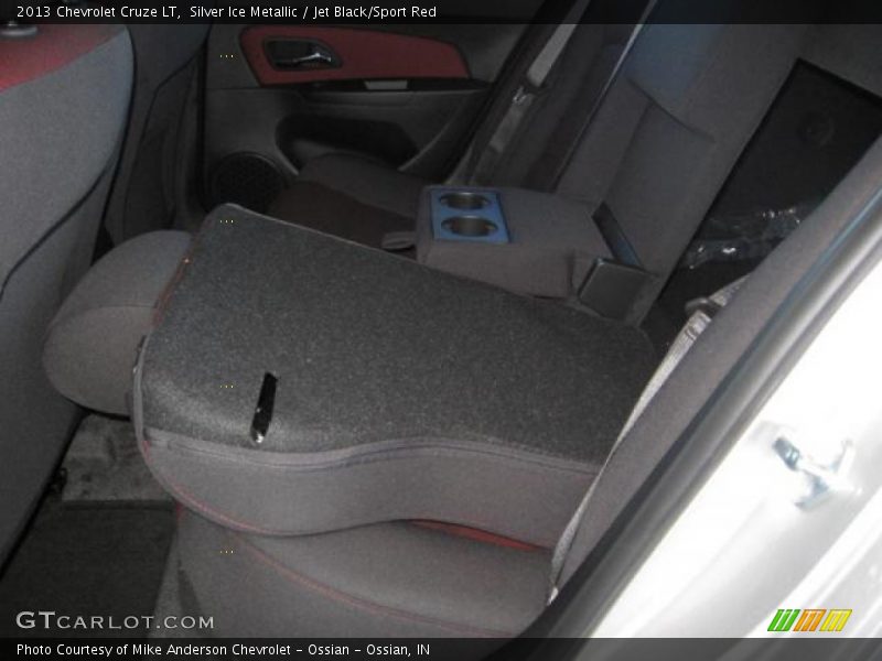 Silver Ice Metallic / Jet Black/Sport Red 2013 Chevrolet Cruze LT