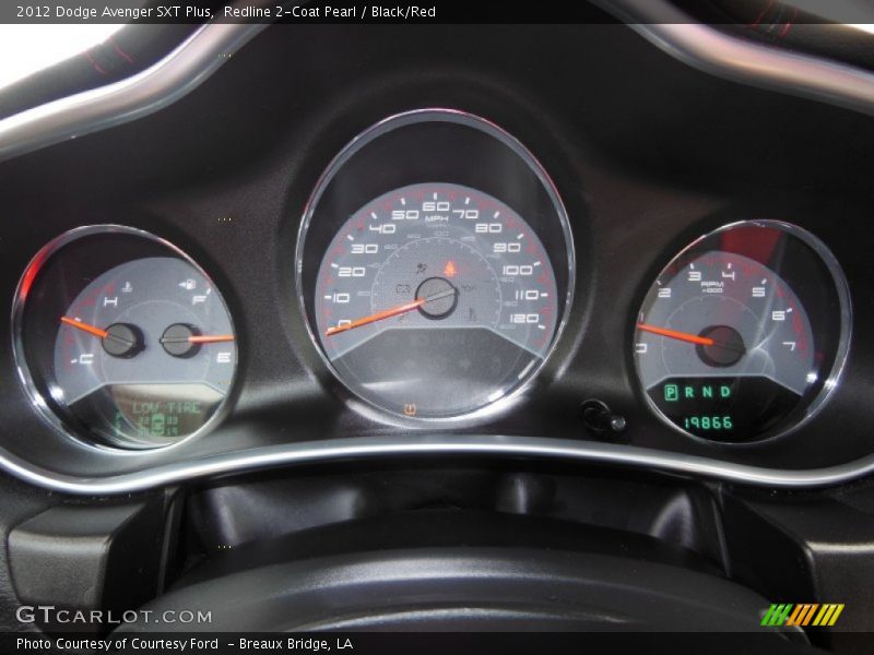 Redline 2-Coat Pearl / Black/Red 2012 Dodge Avenger SXT Plus