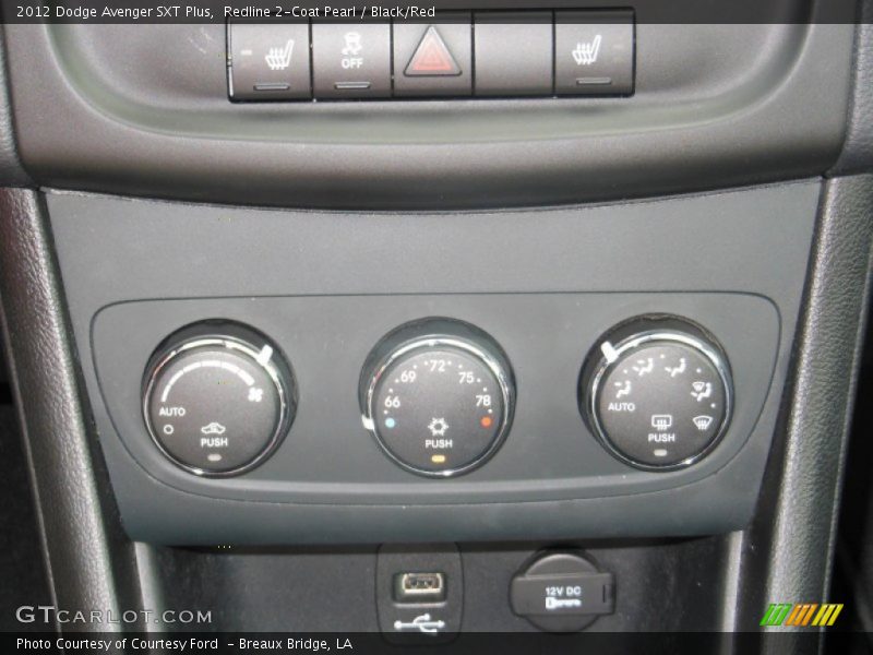 Redline 2-Coat Pearl / Black/Red 2012 Dodge Avenger SXT Plus