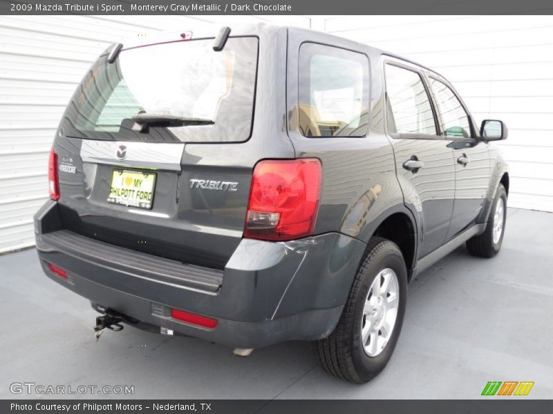 Monterey Gray Metallic / Dark Chocolate 2009 Mazda Tribute i Sport