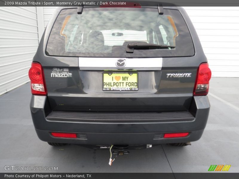 Monterey Gray Metallic / Dark Chocolate 2009 Mazda Tribute i Sport