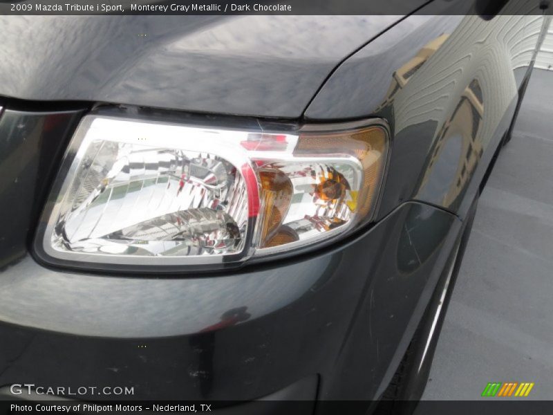 Monterey Gray Metallic / Dark Chocolate 2009 Mazda Tribute i Sport