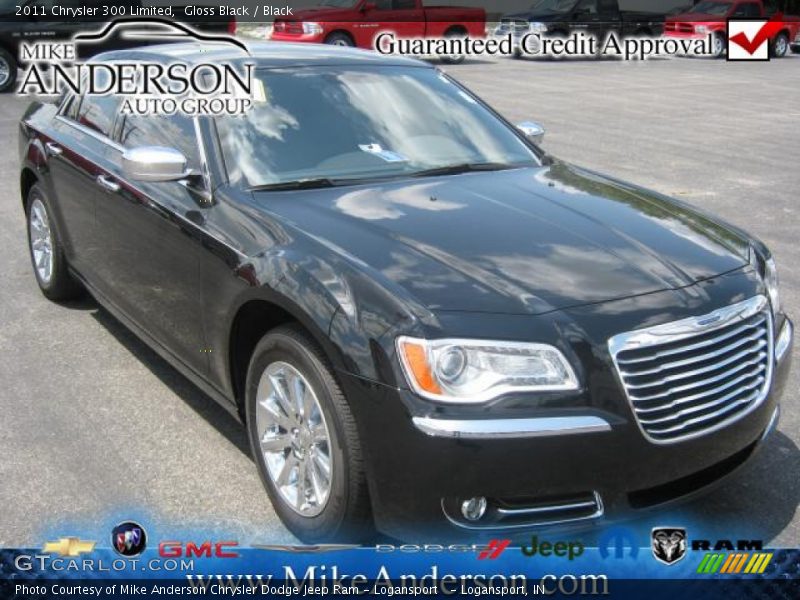 Gloss Black / Black 2011 Chrysler 300 Limited