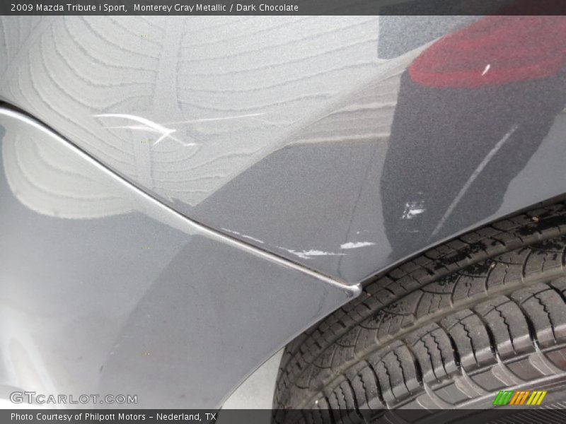 Monterey Gray Metallic / Dark Chocolate 2009 Mazda Tribute i Sport