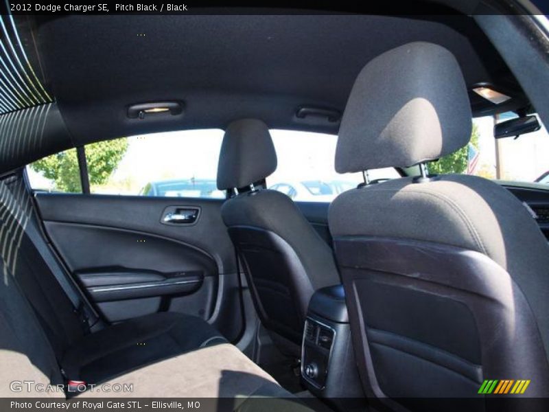 Pitch Black / Black 2012 Dodge Charger SE