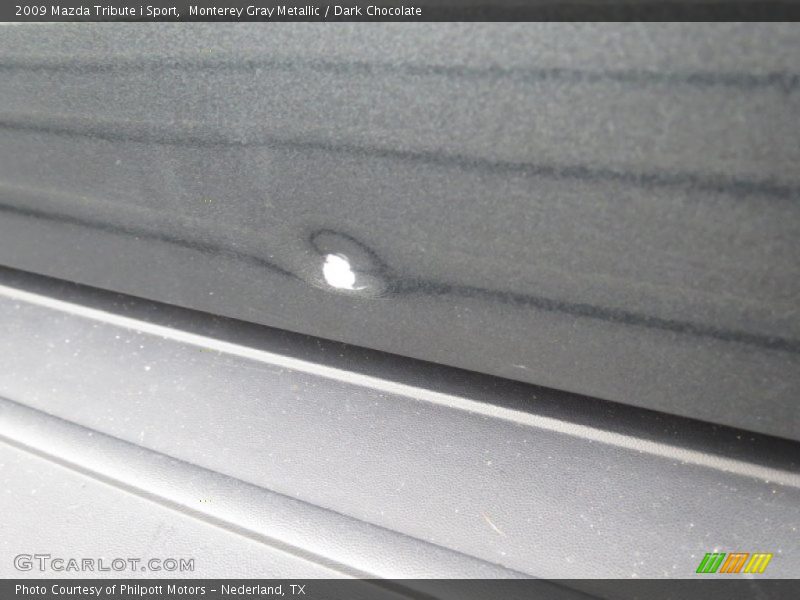 Monterey Gray Metallic / Dark Chocolate 2009 Mazda Tribute i Sport