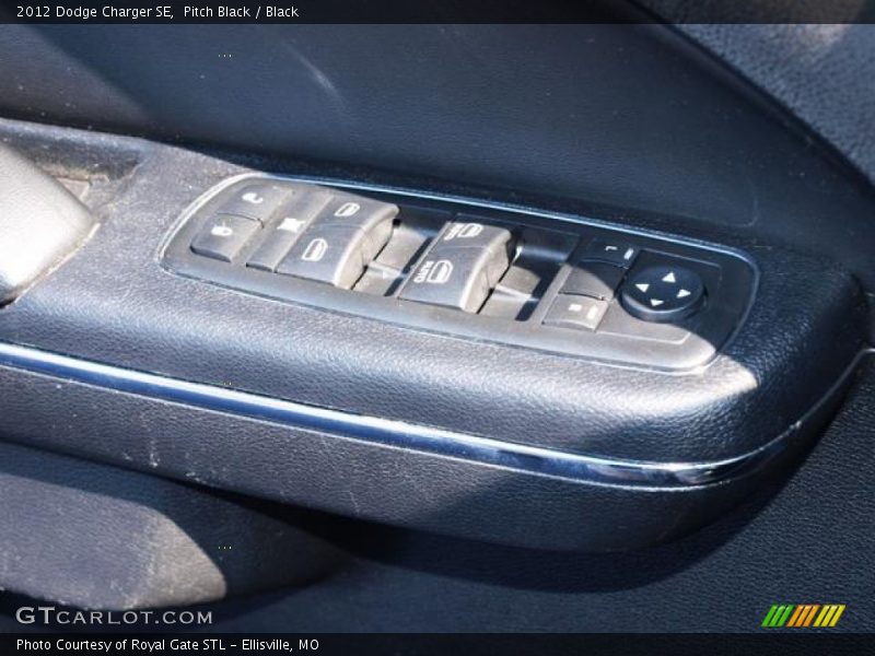 Pitch Black / Black 2012 Dodge Charger SE