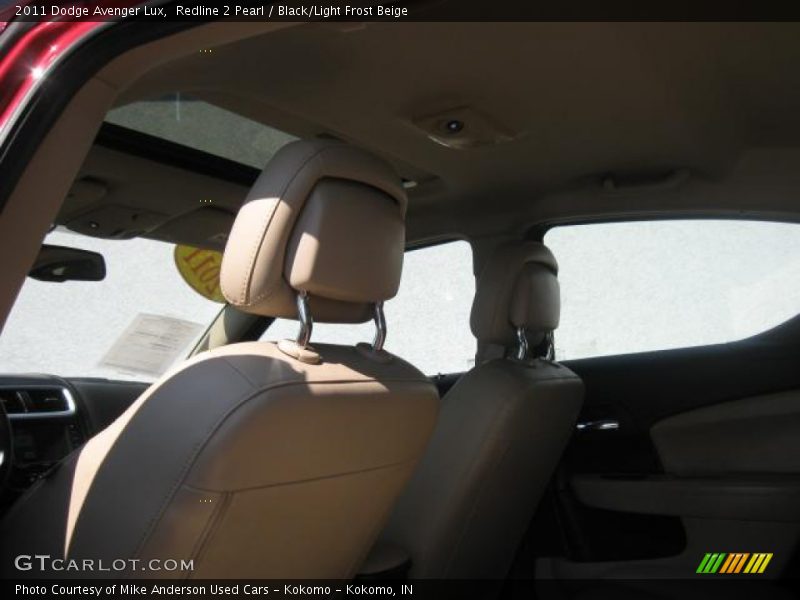 Redline 2 Pearl / Black/Light Frost Beige 2011 Dodge Avenger Lux
