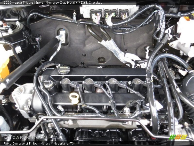 Monterey Gray Metallic / Dark Chocolate 2009 Mazda Tribute i Sport