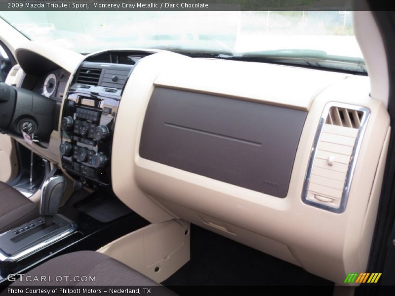 Monterey Gray Metallic / Dark Chocolate 2009 Mazda Tribute i Sport
