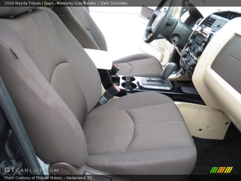 Monterey Gray Metallic / Dark Chocolate 2009 Mazda Tribute i Sport