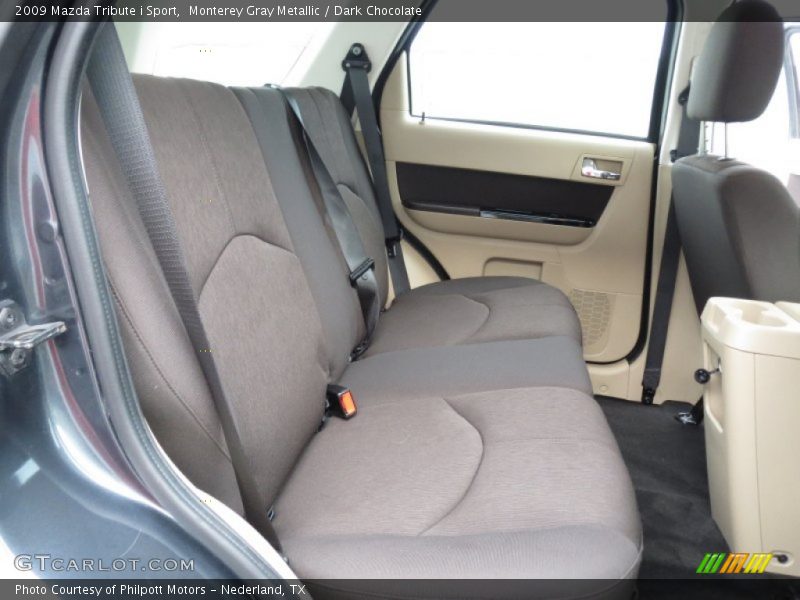 Monterey Gray Metallic / Dark Chocolate 2009 Mazda Tribute i Sport