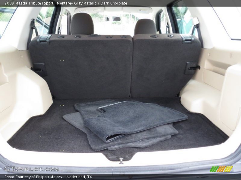 Monterey Gray Metallic / Dark Chocolate 2009 Mazda Tribute i Sport