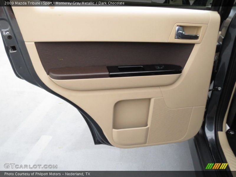 Monterey Gray Metallic / Dark Chocolate 2009 Mazda Tribute i Sport