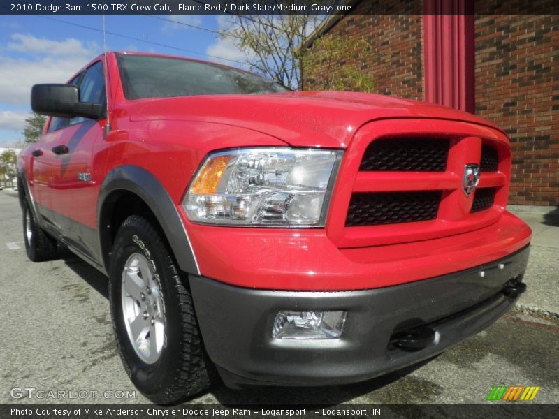 Flame Red / Dark Slate/Medium Graystone 2010 Dodge Ram 1500 TRX Crew Cab