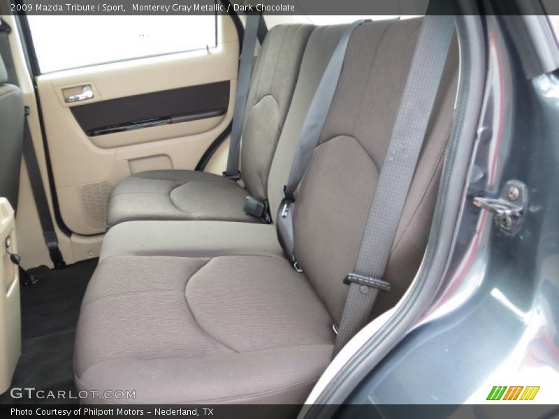 Monterey Gray Metallic / Dark Chocolate 2009 Mazda Tribute i Sport