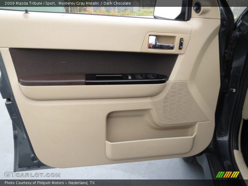 Monterey Gray Metallic / Dark Chocolate 2009 Mazda Tribute i Sport