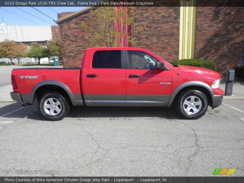 Flame Red / Dark Slate/Medium Graystone 2010 Dodge Ram 1500 TRX Crew Cab