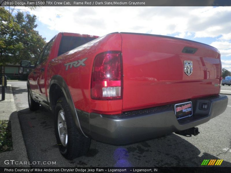 Flame Red / Dark Slate/Medium Graystone 2010 Dodge Ram 1500 TRX Crew Cab