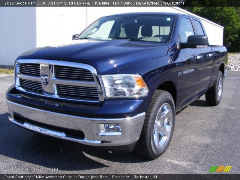 Front 3/4 View of 2012 Ram 1500 Big Horn Quad Cab 4x4