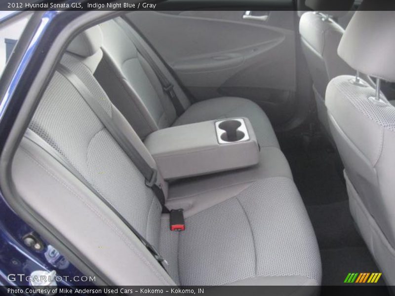 Indigo Night Blue / Gray 2012 Hyundai Sonata GLS