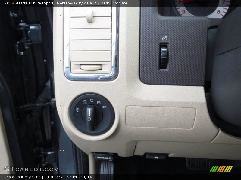 Monterey Gray Metallic / Dark Chocolate 2009 Mazda Tribute i Sport
