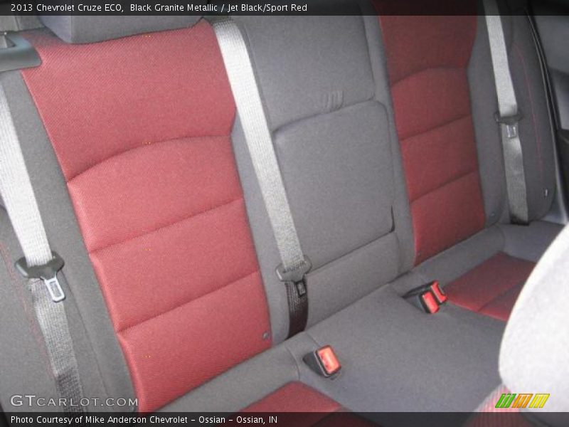 Black Granite Metallic / Jet Black/Sport Red 2013 Chevrolet Cruze ECO