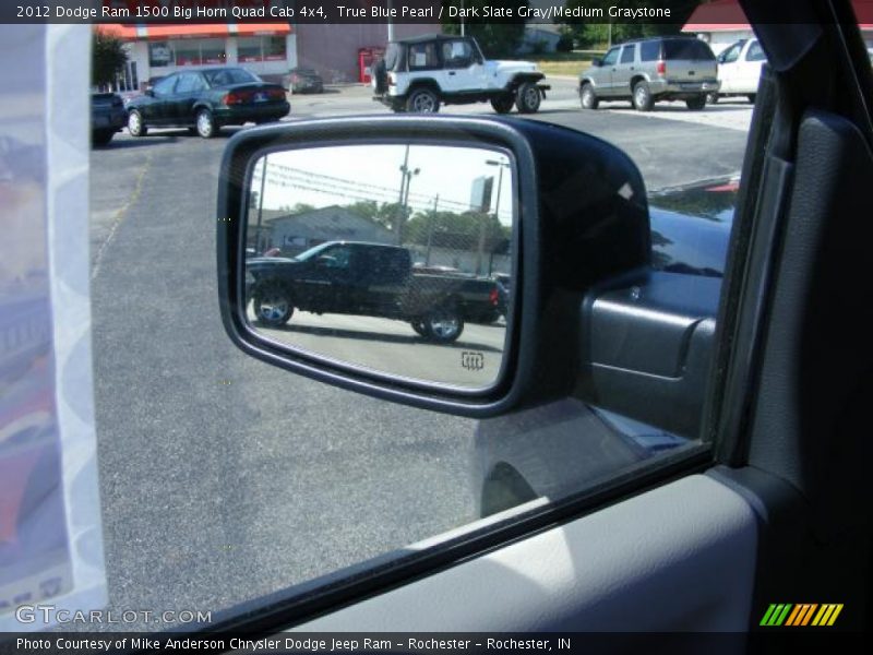 True Blue Pearl / Dark Slate Gray/Medium Graystone 2012 Dodge Ram 1500 Big Horn Quad Cab 4x4
