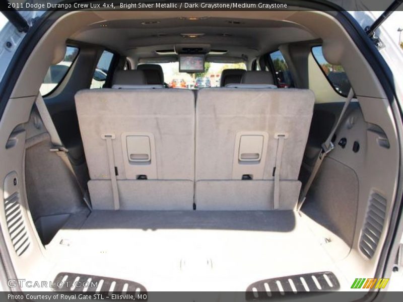 Bright Silver Metallic / Dark Graystone/Medium Graystone 2011 Dodge Durango Crew Lux 4x4