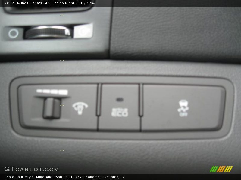Indigo Night Blue / Gray 2012 Hyundai Sonata GLS