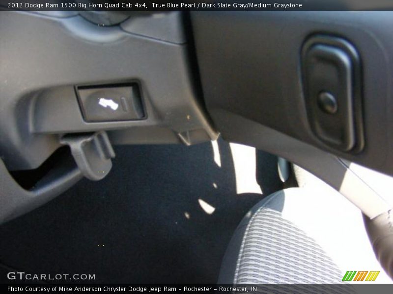 True Blue Pearl / Dark Slate Gray/Medium Graystone 2012 Dodge Ram 1500 Big Horn Quad Cab 4x4