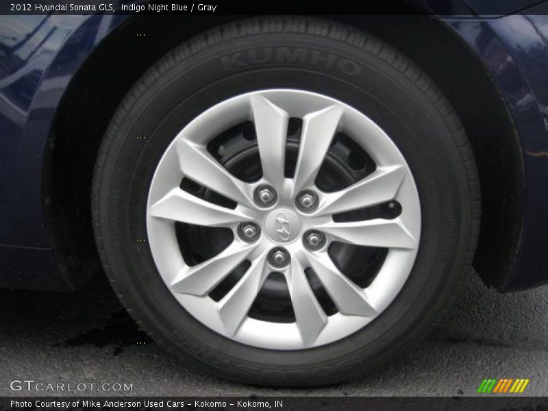 Indigo Night Blue / Gray 2012 Hyundai Sonata GLS