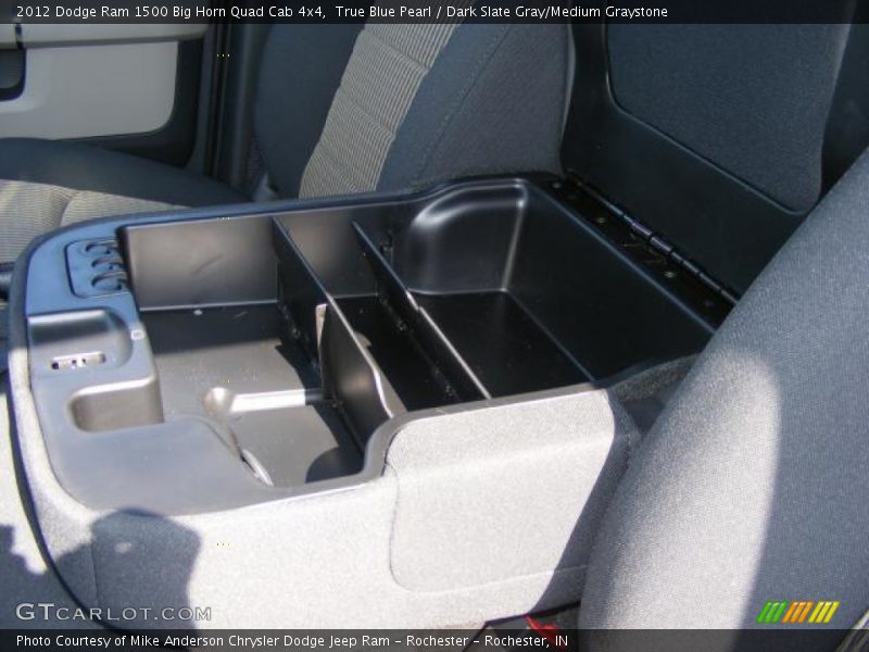 True Blue Pearl / Dark Slate Gray/Medium Graystone 2012 Dodge Ram 1500 Big Horn Quad Cab 4x4